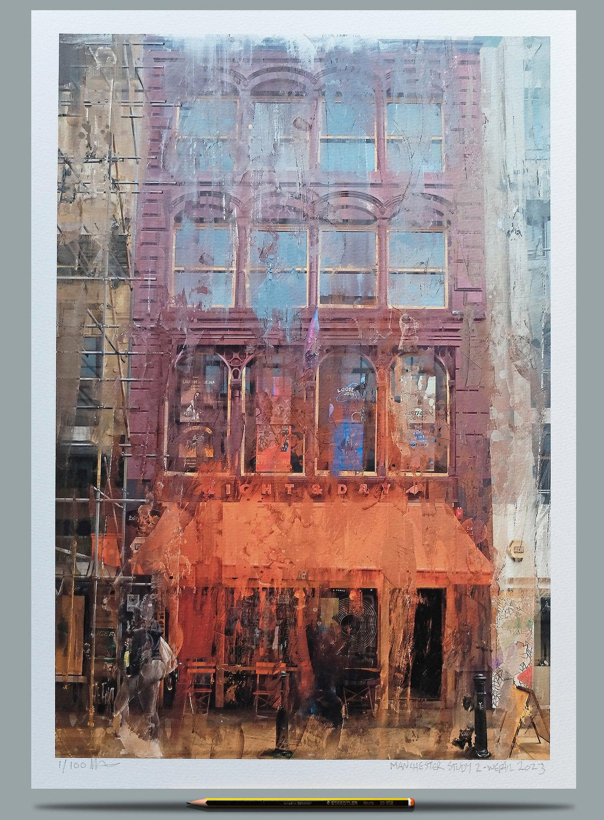 Manchester Study 2 - A2 - Framed by Wefail