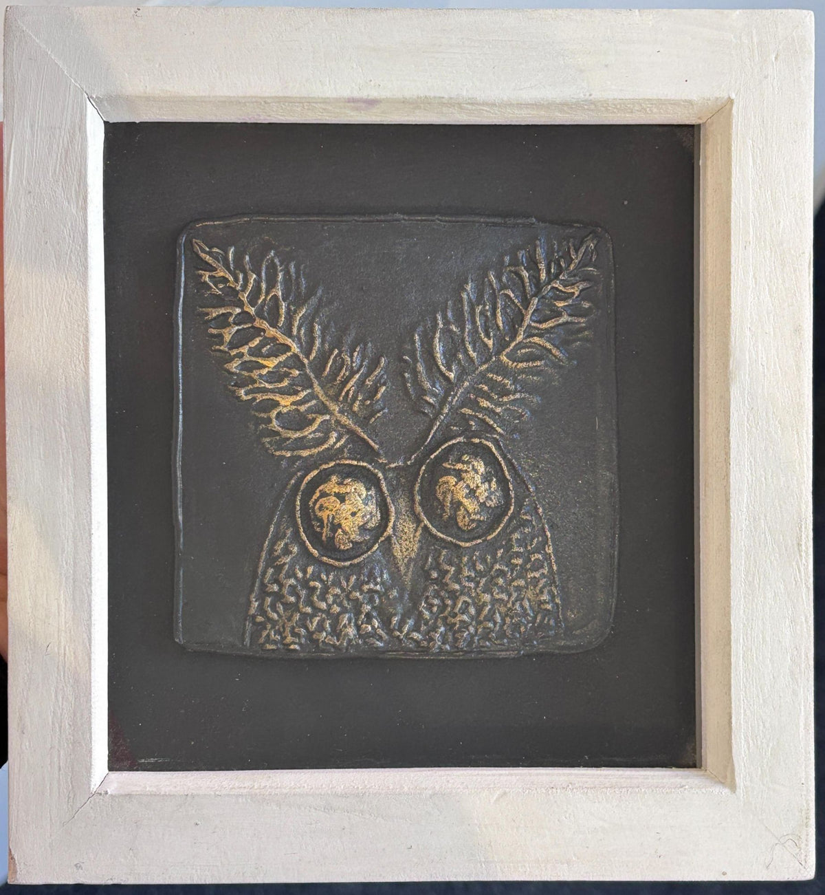 Bubo - Pewter Owl Plaque by Art of Protest Gallery