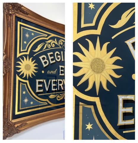 The Beginning & End of Everything - Framed by Kyrie-Anne
