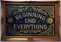 The Beginning & End of Everything - Framed by Kyrie-Anne