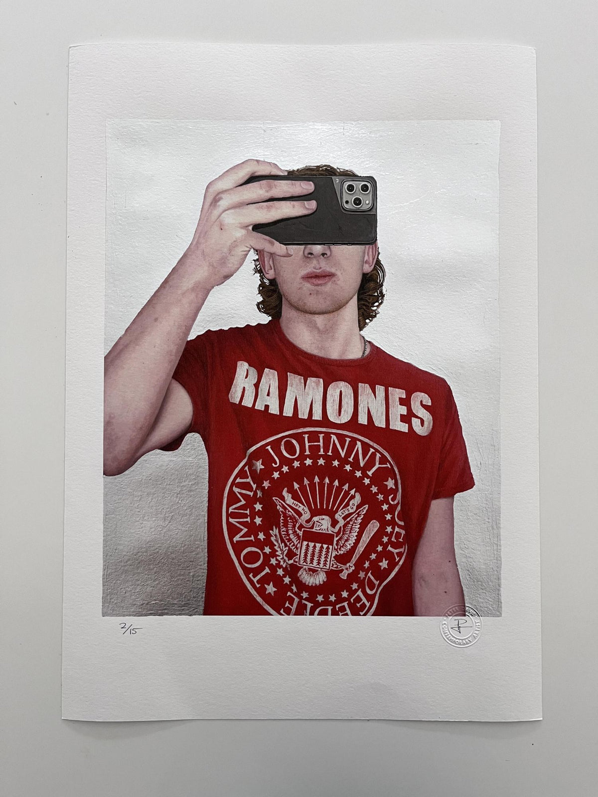 Ramones (Silver) by Peter Davis
