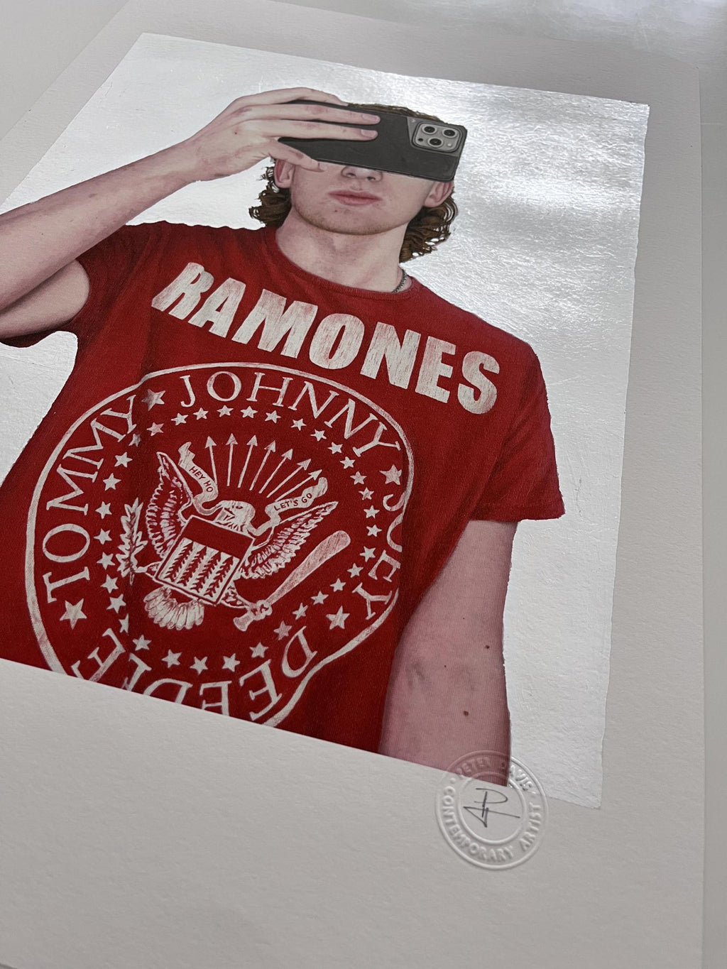 Ramones (Silver) by Peter Davis