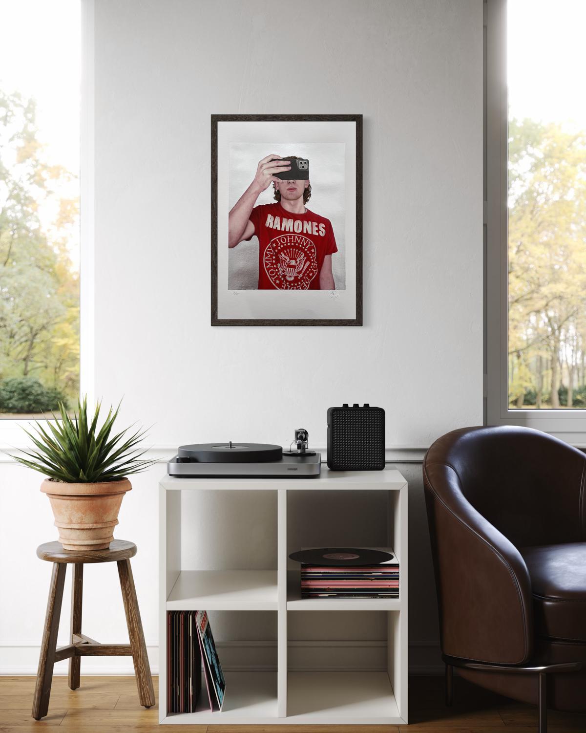 Ramones (Silver) - Framed by Peter Davis