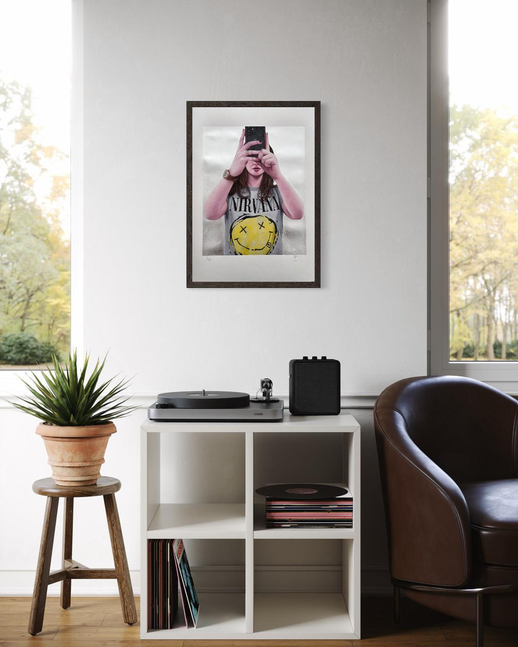 Nirvana (Silver) - Framed by Peter Davis