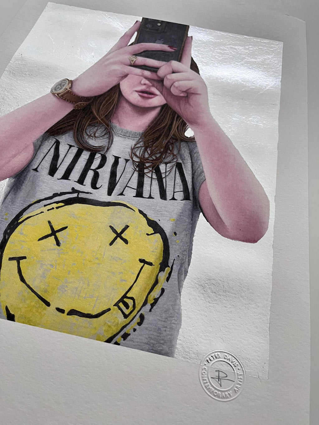 Nirvana (Silver) - Framed by Peter Davis