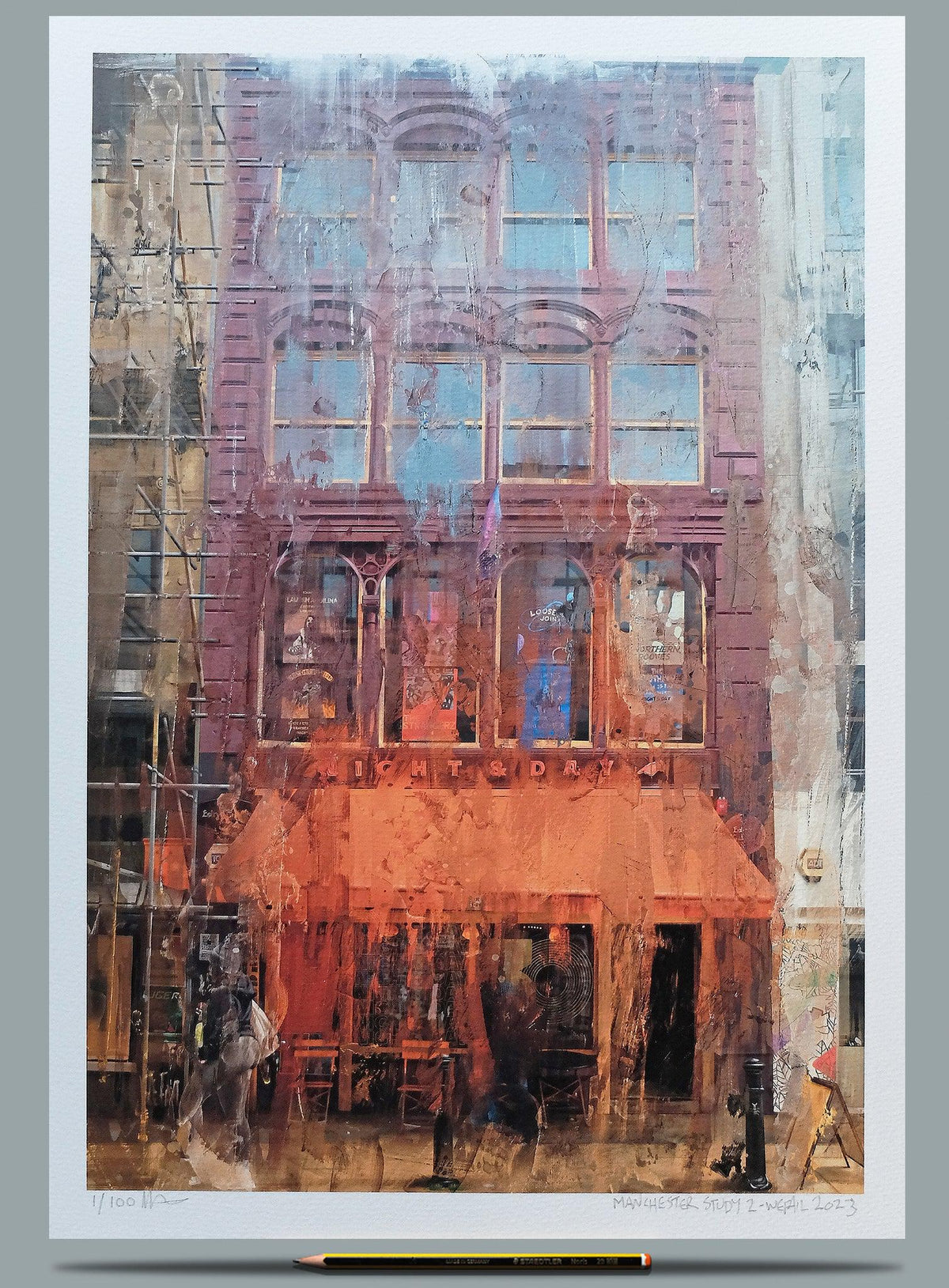 Manchester Study II - A3 - Framed by Wefail