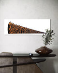 Penguin Wall Panel (L) - Gold & Copper Leaf by Art of Protest Gallery