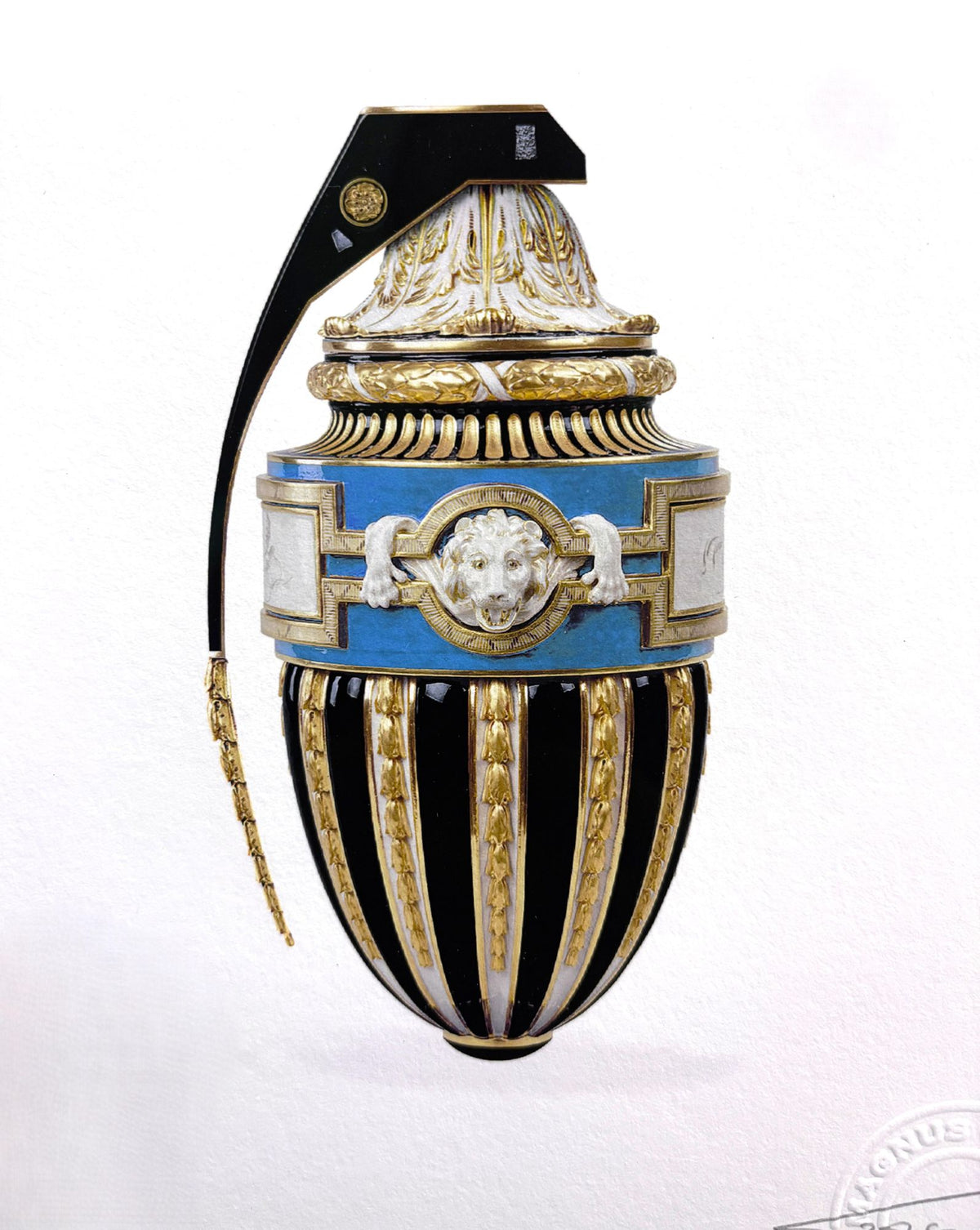 Les Armes du Roi - Blue and Black